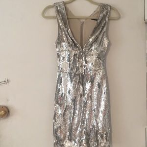 Zara sequin dress
